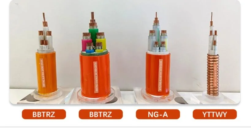 Yttwy Bttrz Rolled Copper Sheath Mineral Insulated Low Smoke Halogenfree Mining Cable