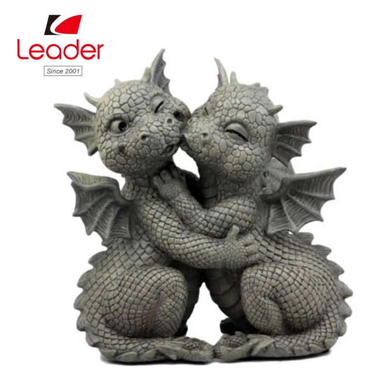 Faux Stone Resin Finish Good Job Thumbs up Dragon Garden Statue