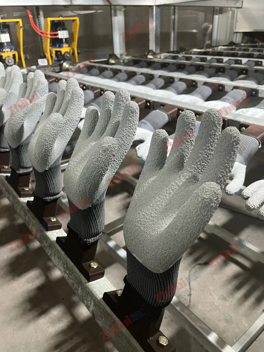 Zhihui Intelligent nitrile &amp; latex gants à revêtement enroulé ligne/machine de trempage