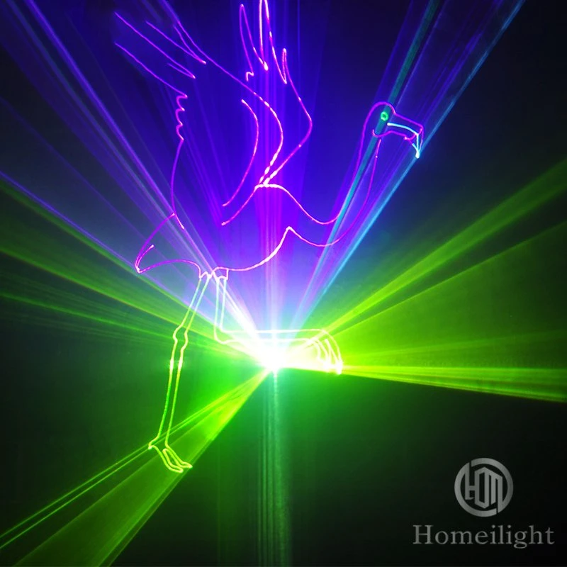 Fase de terceiros Luzes Laser Discoteca iluminação a laser em cores animação mista luz laser para Night Club