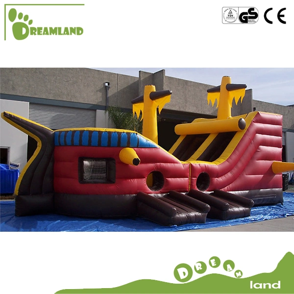 Jugar a los niños atractiva piscina inflable tobogán de agua equipos de juego