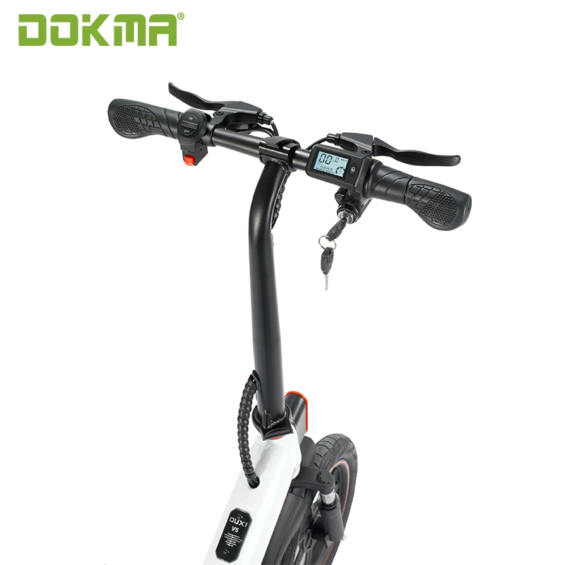 Dokma BV5 EU Us Warehouse 14 pulgadas Original Factory Mayorista/Proveedors Venta directa en caliente Mini Ultrlight eléctrico plegable bicicleta para adultos Listo para enviar