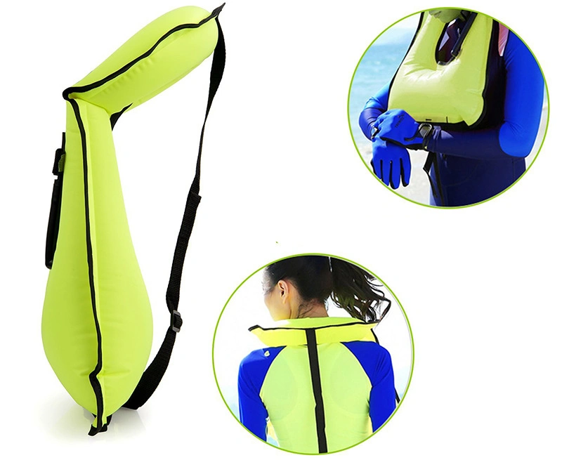 Kayak Inflatable Life Jacket Snorkeling Life Vest Dive Suit Snorkel Life Vest for Adult / Kids