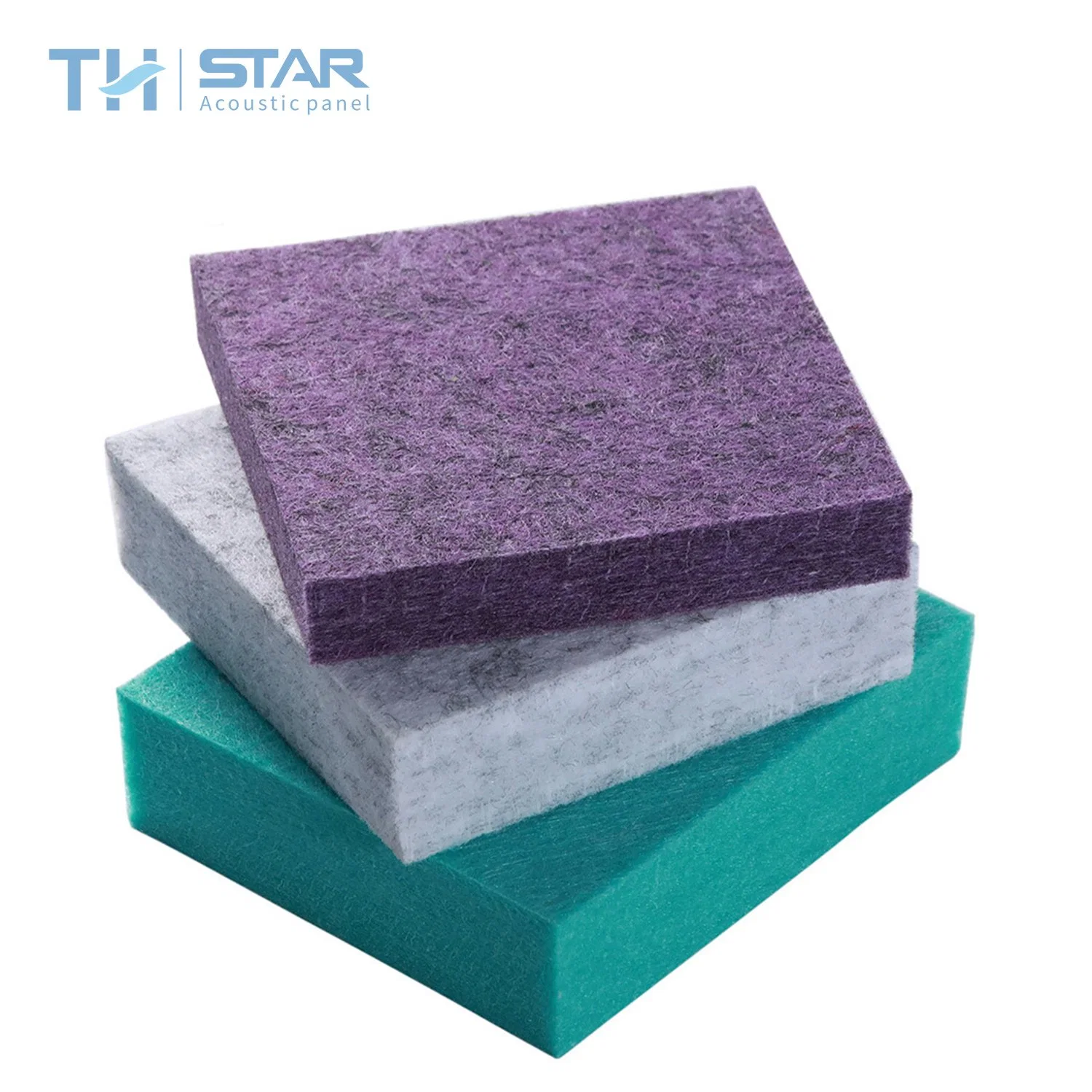 TH-Star 3D Panel decorativo acústico de techo de fieltro para mascotas