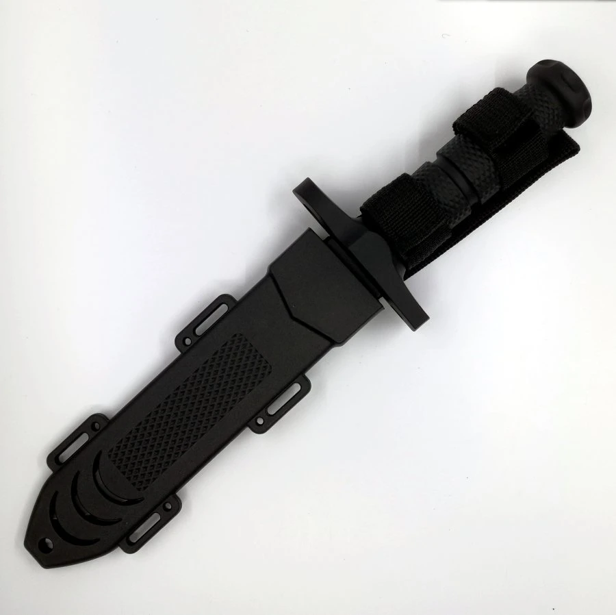 12,5 pulgadas Hot Sales Negro Fixed Blade Hunting Camping al aire libre Cuchillo de supervivencia