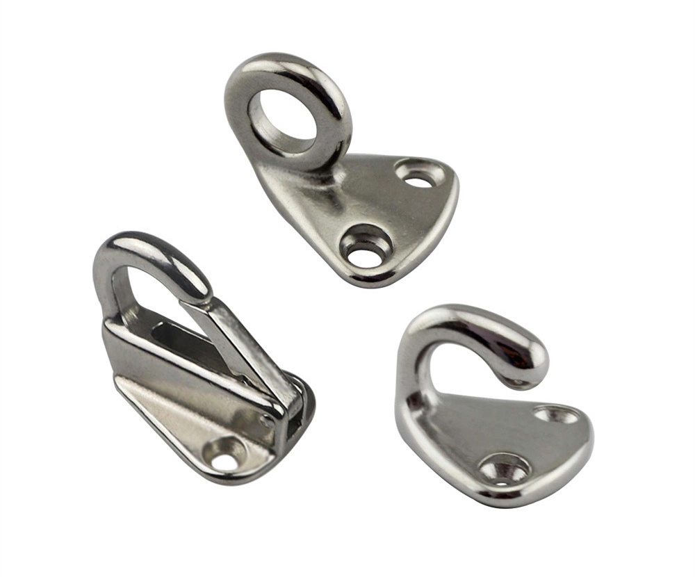 316 Stainless Steel Boat Fittings Fender Hooks Bathroom Wall-Mounted Door Metal Hanger Hook