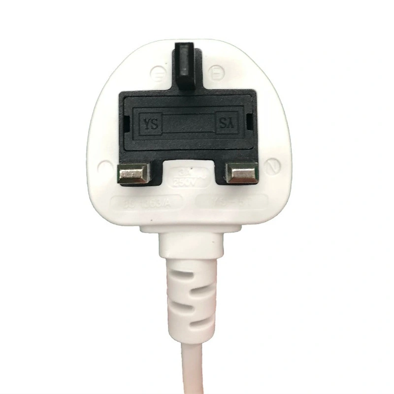 110V-220V estándar del Reino Unido el uso doméstico de energía portátil el cable de extensión con la figura 8 enchufe hembra