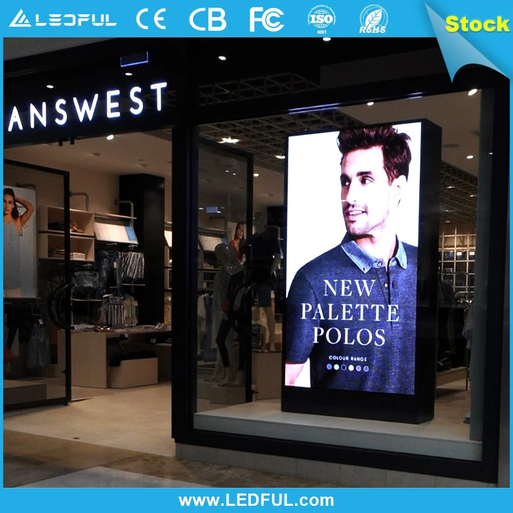 in Stock! Portable Free Standing Moveable P2.5 P2 P1.8 HD Commercial Advertising Full Color Indoor LED Digital Poster Screen Panel Display with Aluminum Frame