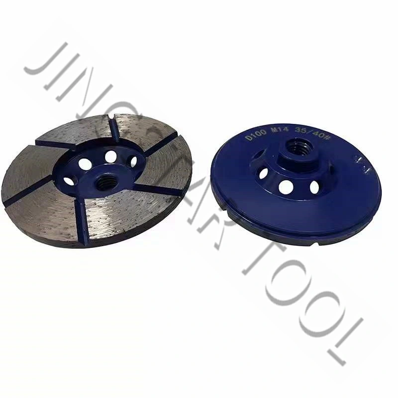 4 Inch Diamond Cup Grinding Wheel for Granite Concrete and Quartz