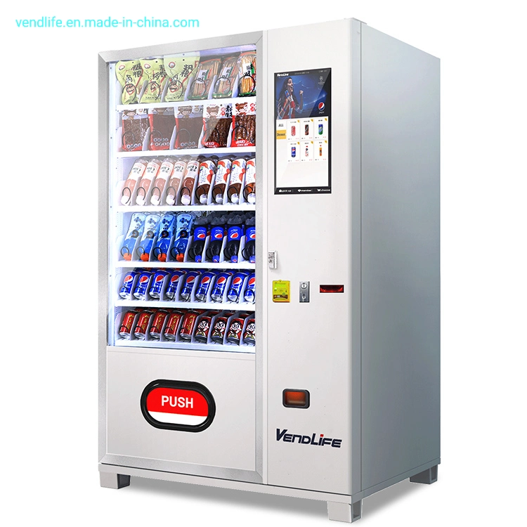 Cheap and Quality Drink Snack Refrigeration Vendlife Vending Machine Free Customized Wrap