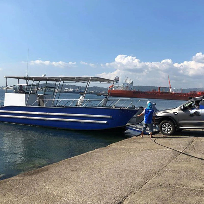 CE Certified 10m Landing Craft Work Boat for Pick up Car Transfer