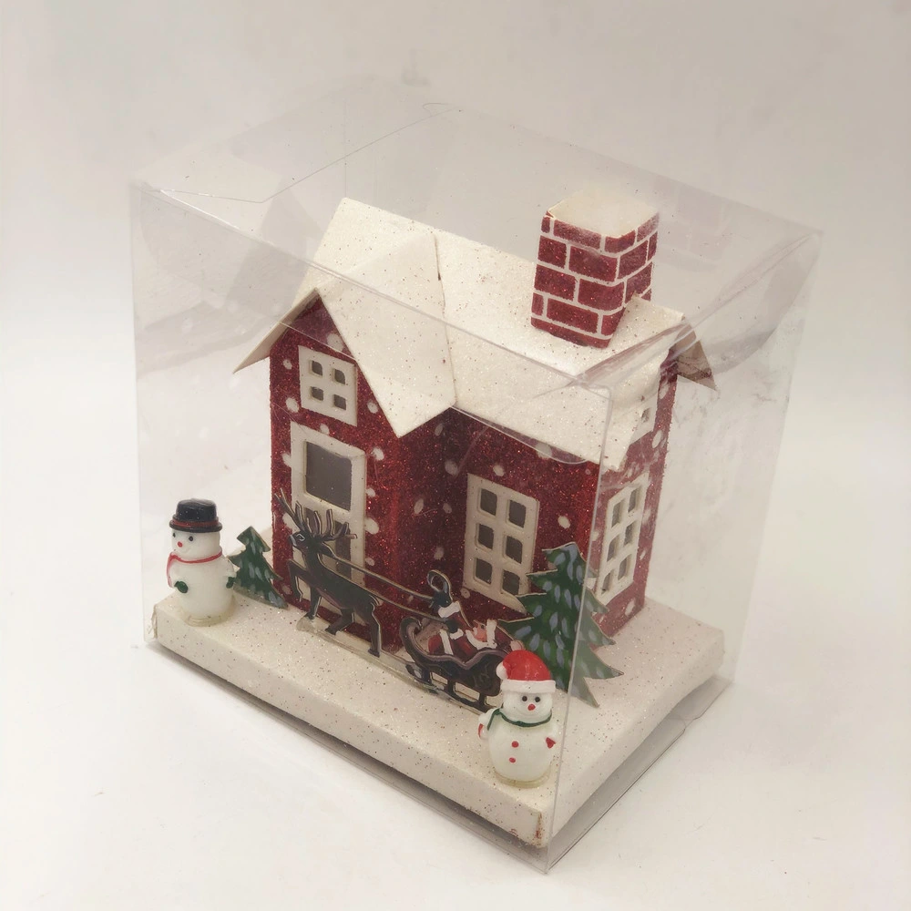 Christmas Decoration Light up Model House Paper Toys