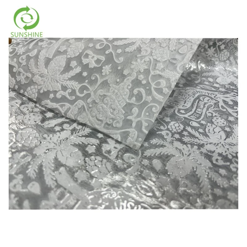 Hot Selling New Design Embossed PP Spunbond Nonwoven Printed Fabric for Decorative Flower Wrapping Decoration