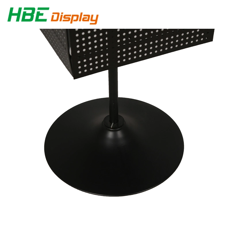 Customized Made Revolving and Rotating Pegboard Display Stand