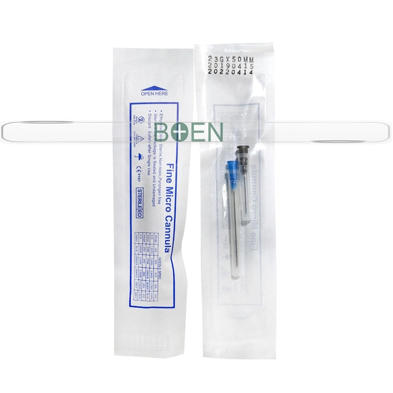 Dermal Filler Disposable Blunt Tip Micro Cannula Needle 25g X 50mm