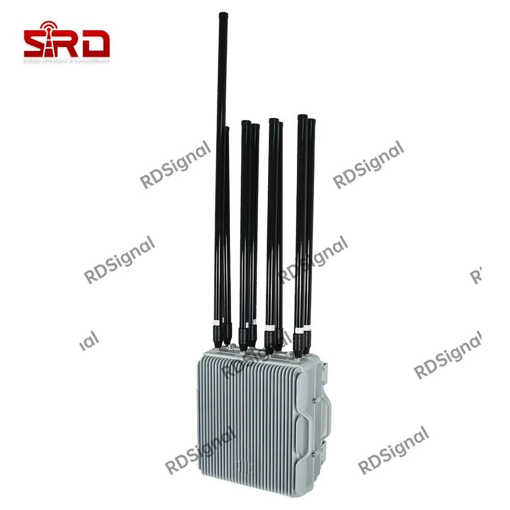 Ruicen Drone Signal Range Jammer 8bands 550W Stationary Drone Jammer