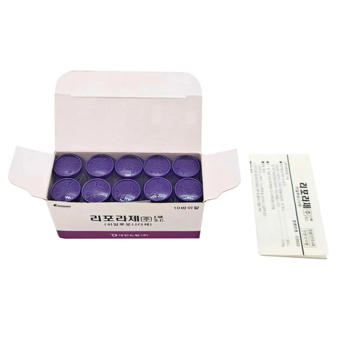 on Sale Original Korea Hyaluronidase Skin Care Aesthetic Liporase 1500iu Ha Dissolver