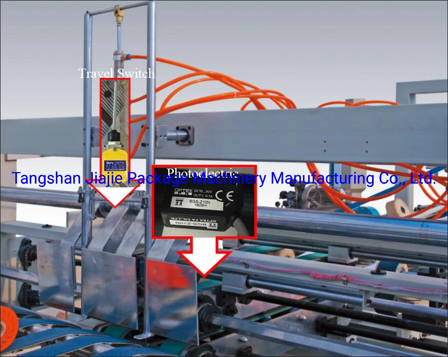 Automatic High Speed Intelligent Lock Bottom Paper Box Folder Gluer Machine for Fold Five Layer Corrugated Box (JH-2800)