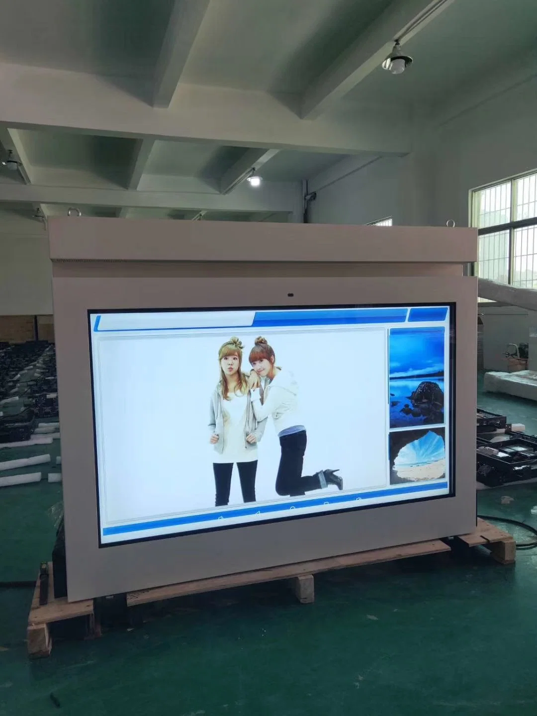 Outdoor Waterproof IP65 Interactive Stand Alone Touch Screen Kiosk Digital Signage