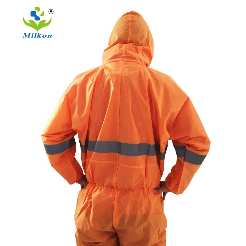 Customize Disposable 50PCS Per Carton M, L, XL, XXL, Xxxl, Xxxxl PPE Coverall Protection Clothing