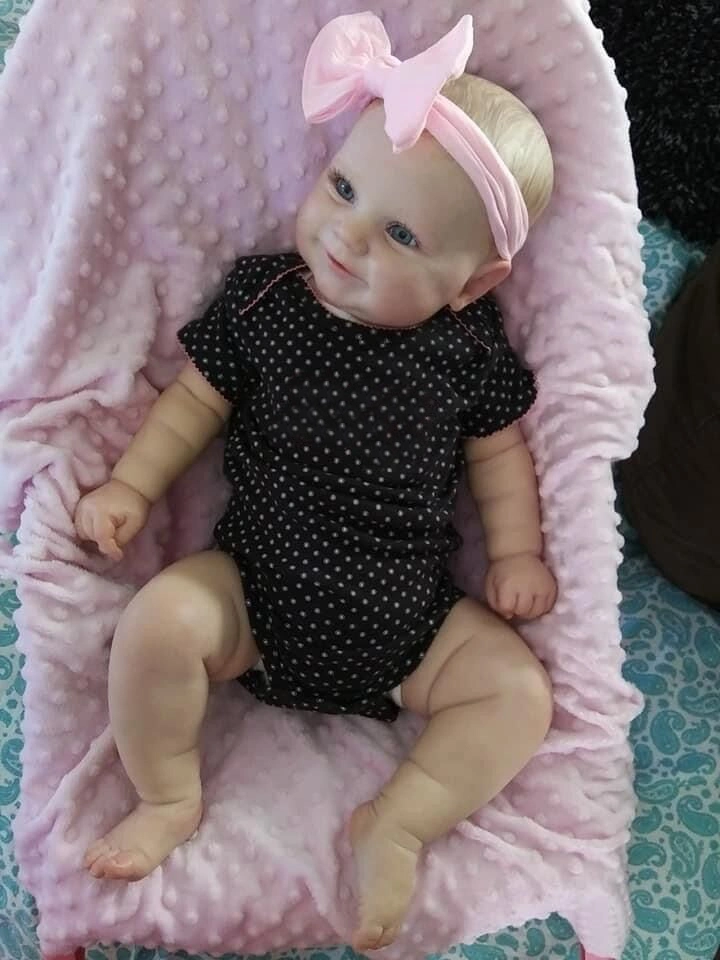 24 Inch Bebe Reborn Maddie 50cm/60cm Two Options Reborn Doll 3D Hand Painting Hair Soft Vinyl Newborn Baby