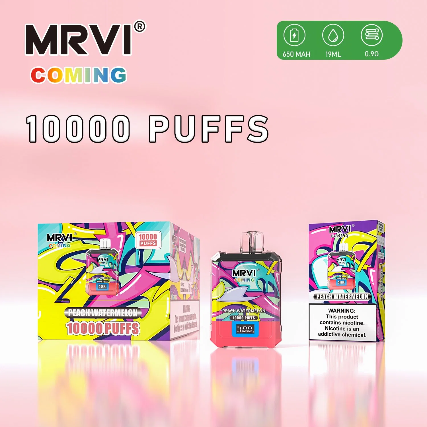 Los vapores de grandes bocanadas 10000 OEM Custom vaporizador Mrvi desechables próximos 10K Puff Mayorista/Proveedor de cigarrillos Orion Tyson E