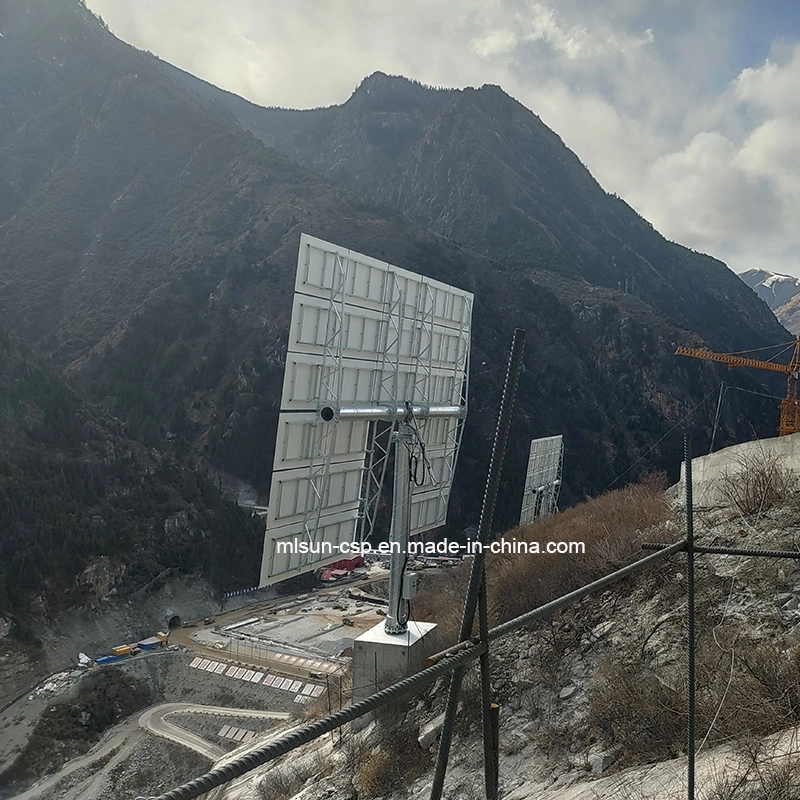 2-Achsen Sun-Tracker und Driver Tower Spiegel für Hochtemperatur-Solar Thermischer Konzentrator Verwenden Sie Heizöl