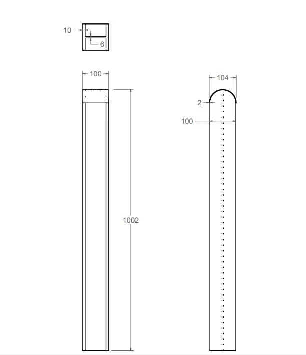 High Precision Street Bollards City Road Fence Traffic Barriers Security Bollards