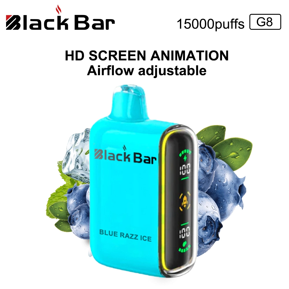 HD Screen Animation 15K Puffs de alta calidad cigarrillo electrónico Mayoreo de aire VAPE ajustable