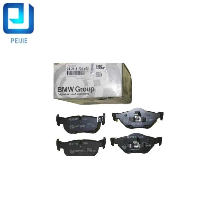 Peças sobresselentes automáticas Kit de calços dos travões com ruído dianteiro Para D1171 BMW 34216774692