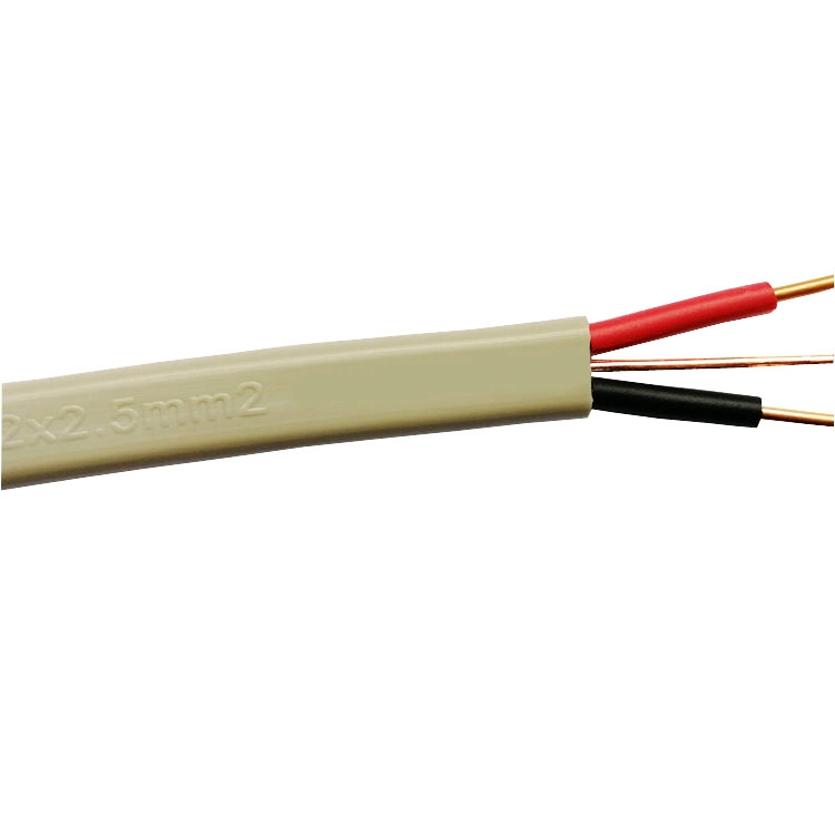 Плоские парные и массы 6242y-кабеля согласно спецификации серого цвета