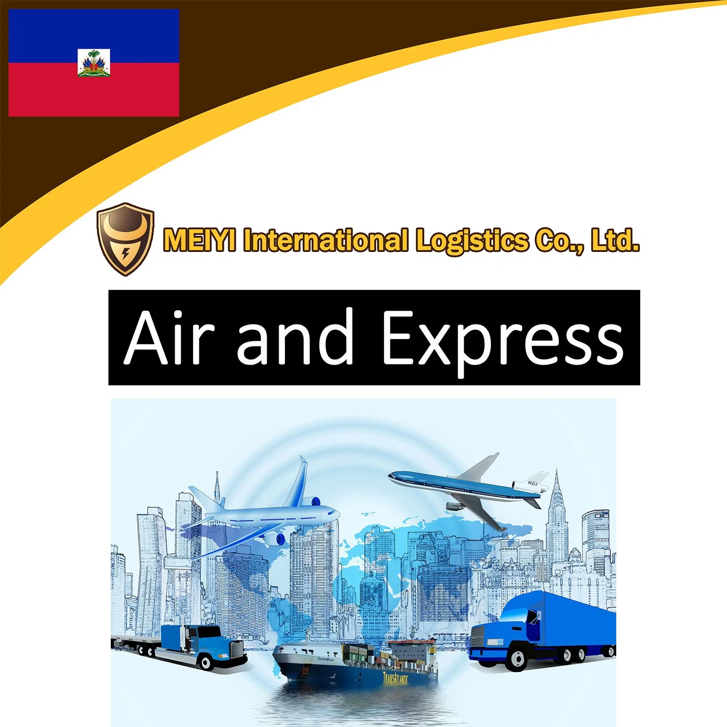 El servicio de envío Gastos de envío del transportista a Haití expreso internacional Air Freight shipping logistics mercancías agente transitario