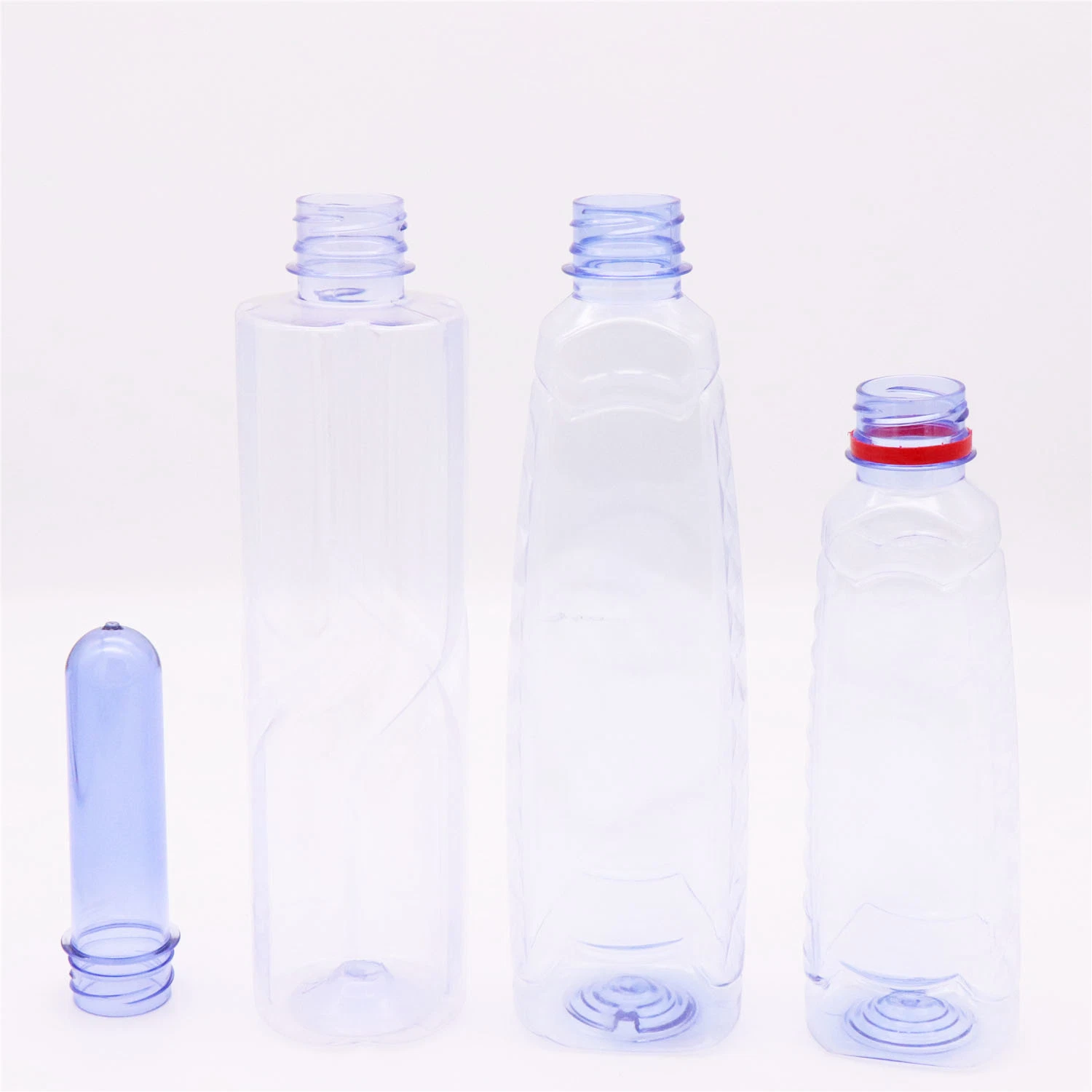 PET Plastic Preform 24G Kosmetische Wasserflasche Preform Saftflasche Pet Preform Maßgeschneiderte Pet Flasche Preform Ölflasche Preform Haustier Vorform für 5 Gallonen Flasche