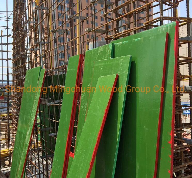 Grün PP Kunststoff-Folie konfrontiert Sperrholz Schalungskonstruktion Hartholz Sperrholz