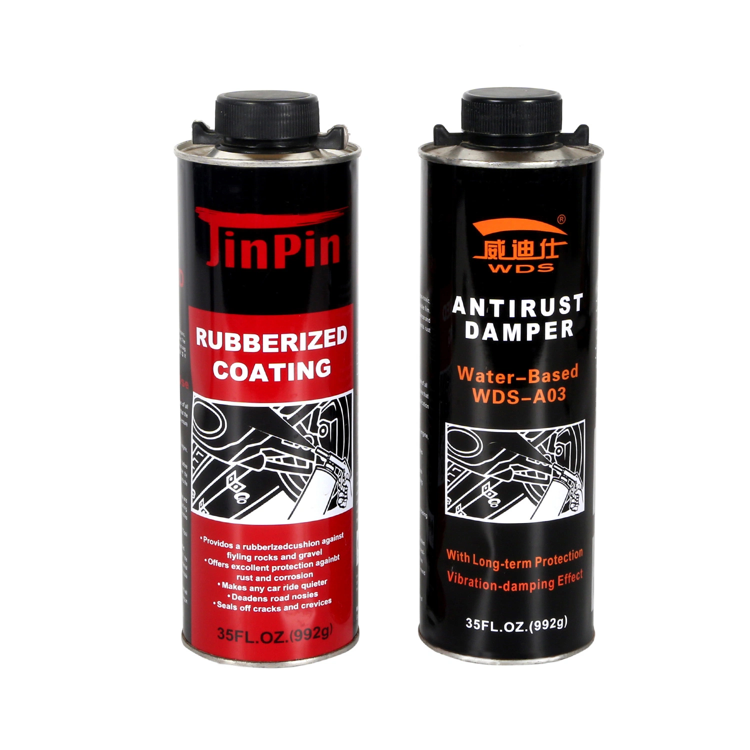 Car Chassis Rubberized Undercoat Paint for Auto Underbody Protect