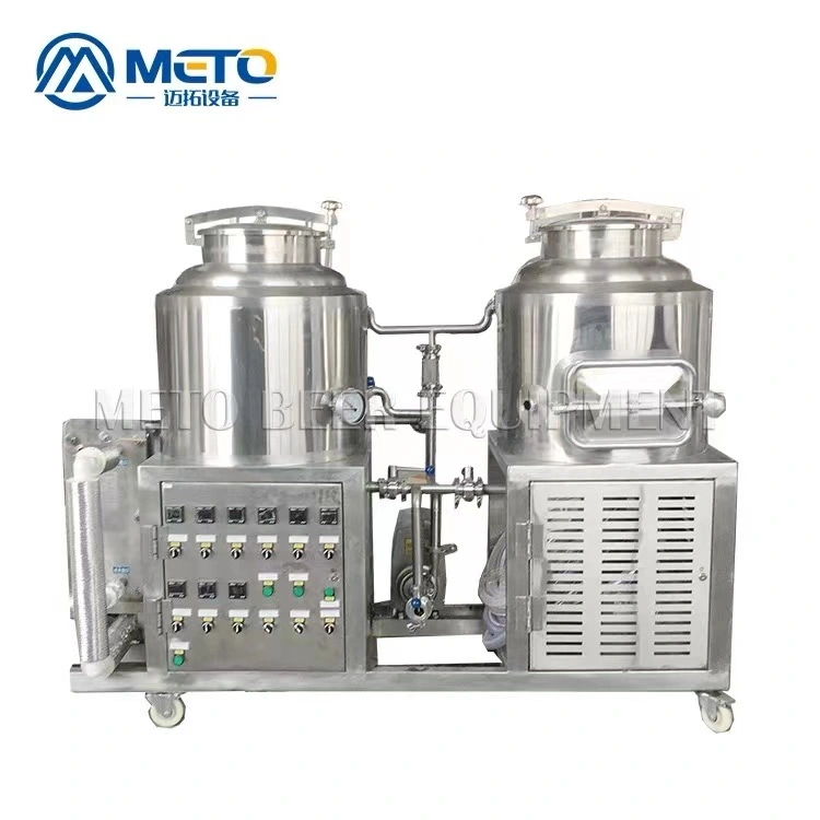 with Stainless Steel Fermenter Mash Tun Small Beer Brewing System 50L Brewhouse Nano Brewery Equipment