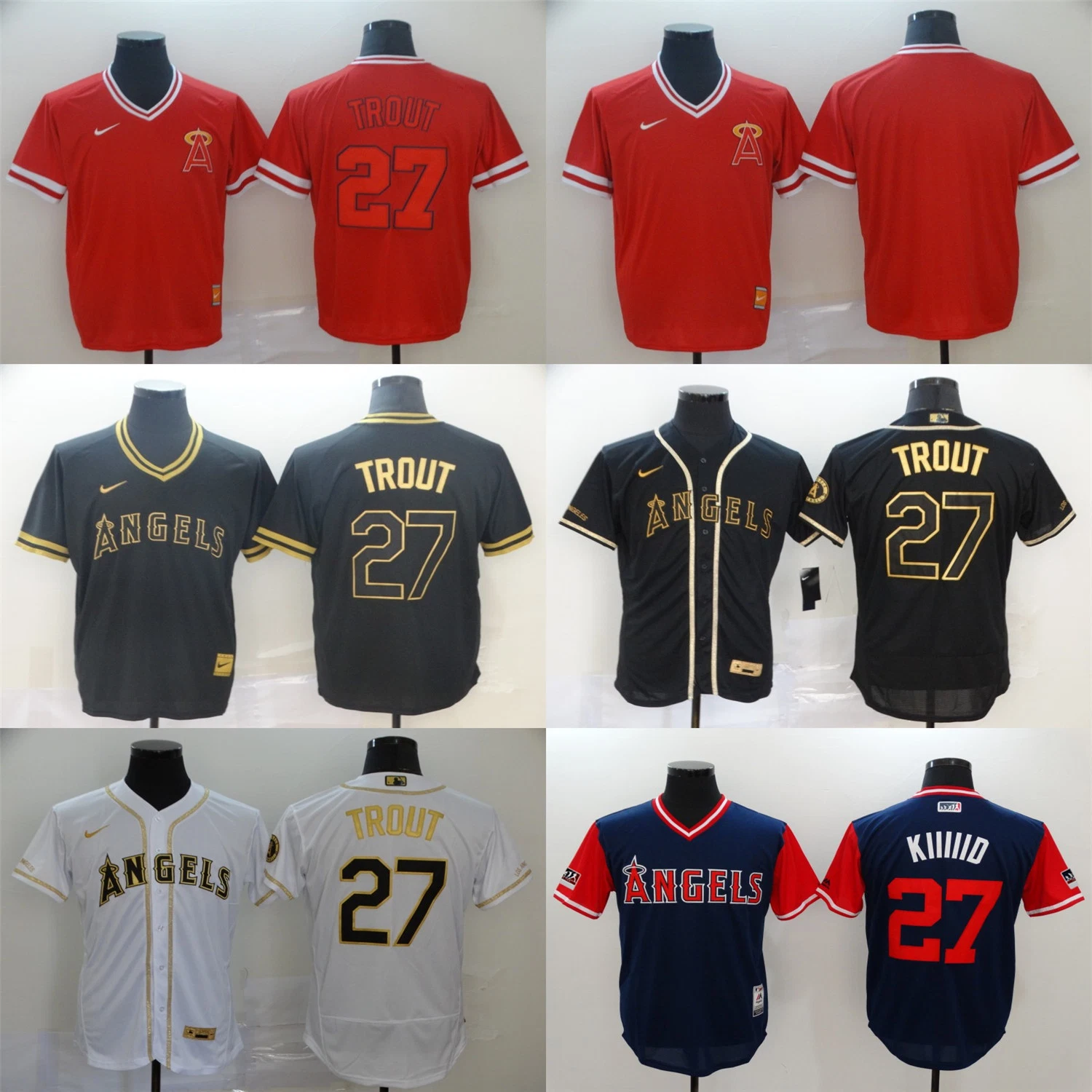 Vente en gros ml-Baseball Jerseys Los Angeles Dodgers Shirts vêtements Sports Wear Vêtements