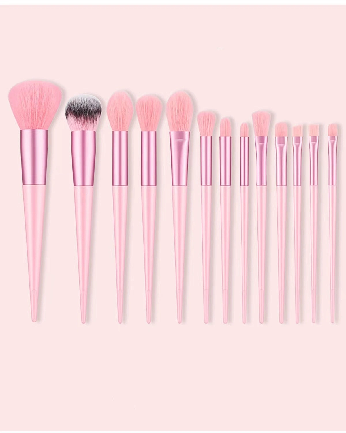 13PCS High Gloss Powder Makeup Brushes Set with Bag Sample Dedicated