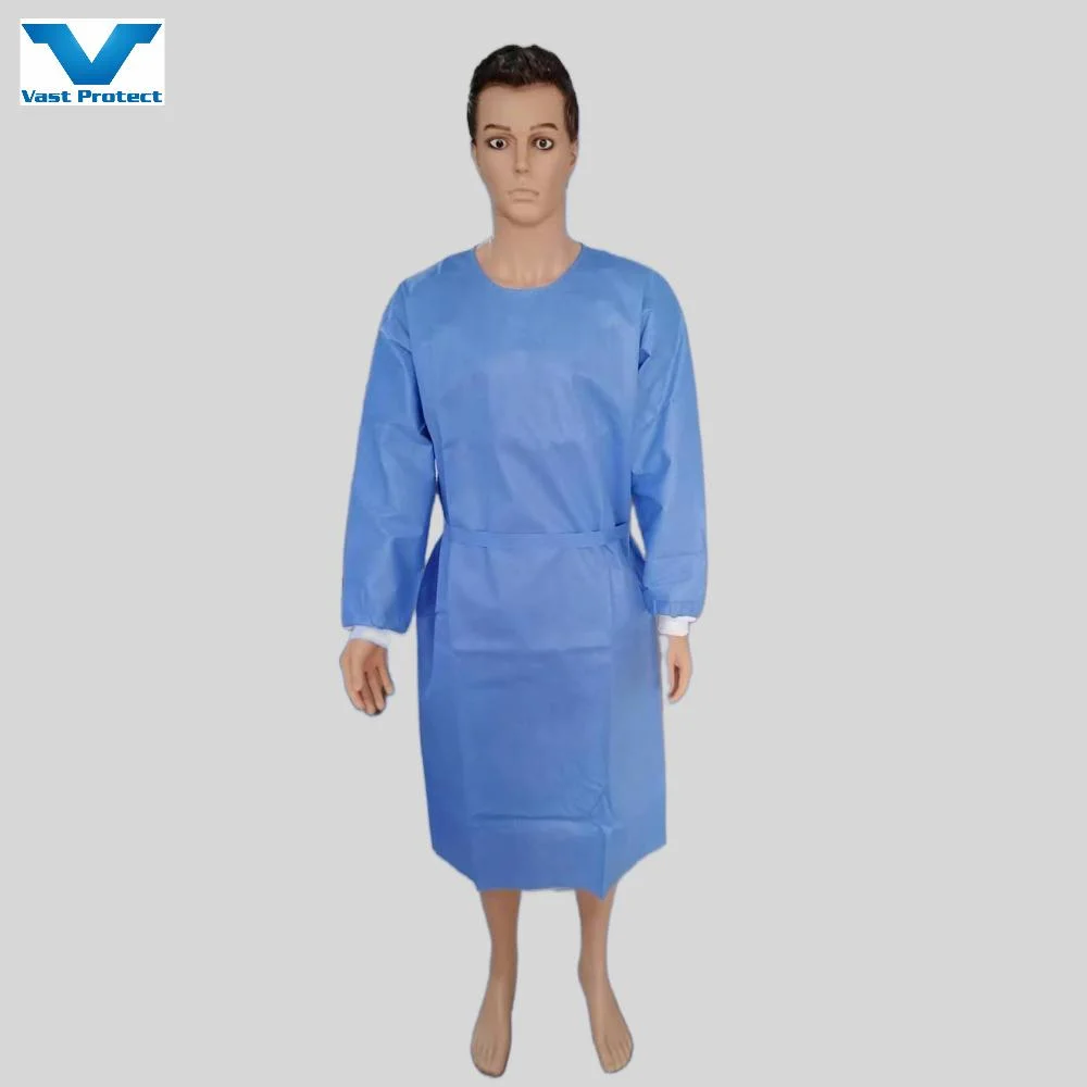 Factory Direct Level 1 2 3 4 Dental Hospital Operation Patient Protective Disposable Nonwoven PP PE CPE Isolation Reinforced Sterile SMS Medical Surgical Gown