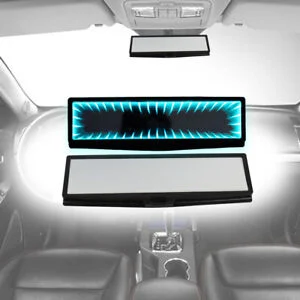 Espelho retrovisor de luz LED do JDM Galaxy Clip-On espelho de Ré