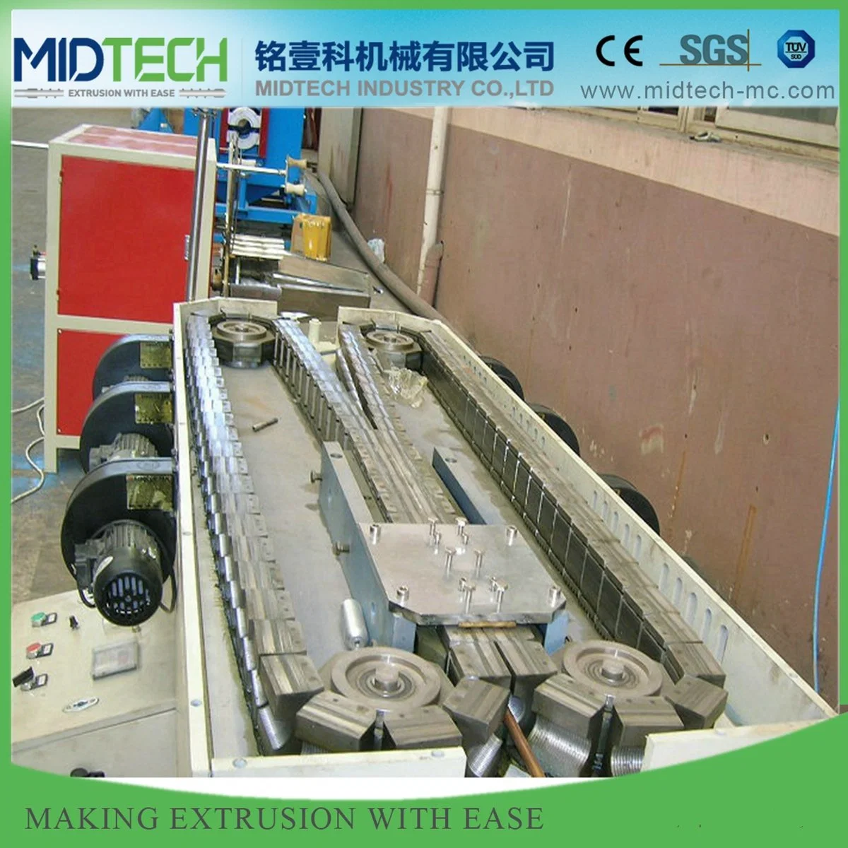 Newest High Output Single Wall Corrugated Pipe Production Line with Low Power