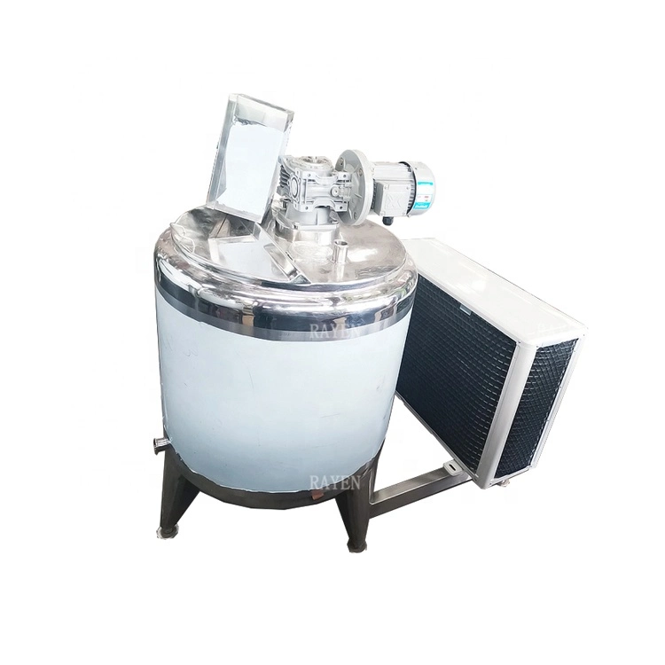 Stainless Steel Cooling Jacketed Tank 500L Dairy Refrigerated Cooling Milk Tank