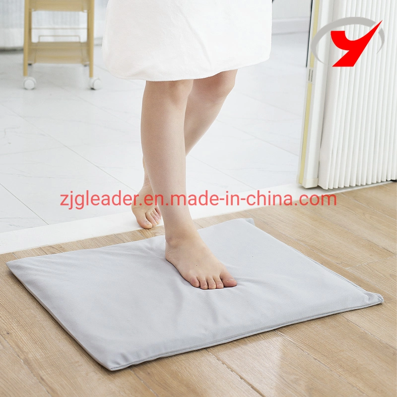 Zjgleader Natural Diatom Mud Soft Mat Bathroom Bathroom Water Absorption Fast Dry Mat Door Diatomaceous Earth Mat