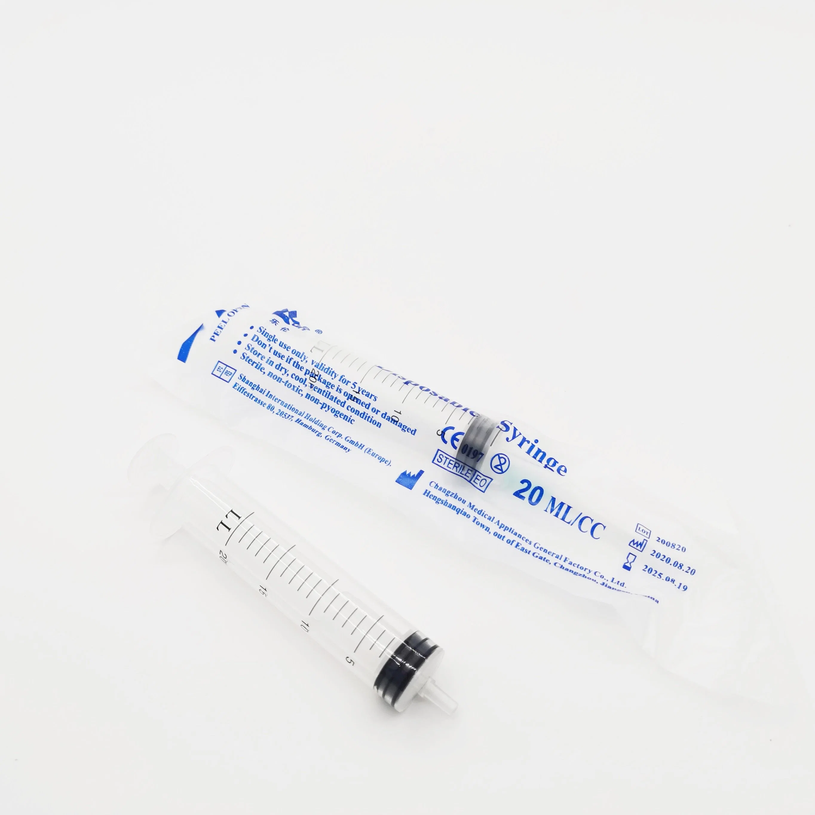 Medical Disposable Injection Needle Syringe 1-100ml with or Without Needle with CE and ISO Certification Manufacturer in China