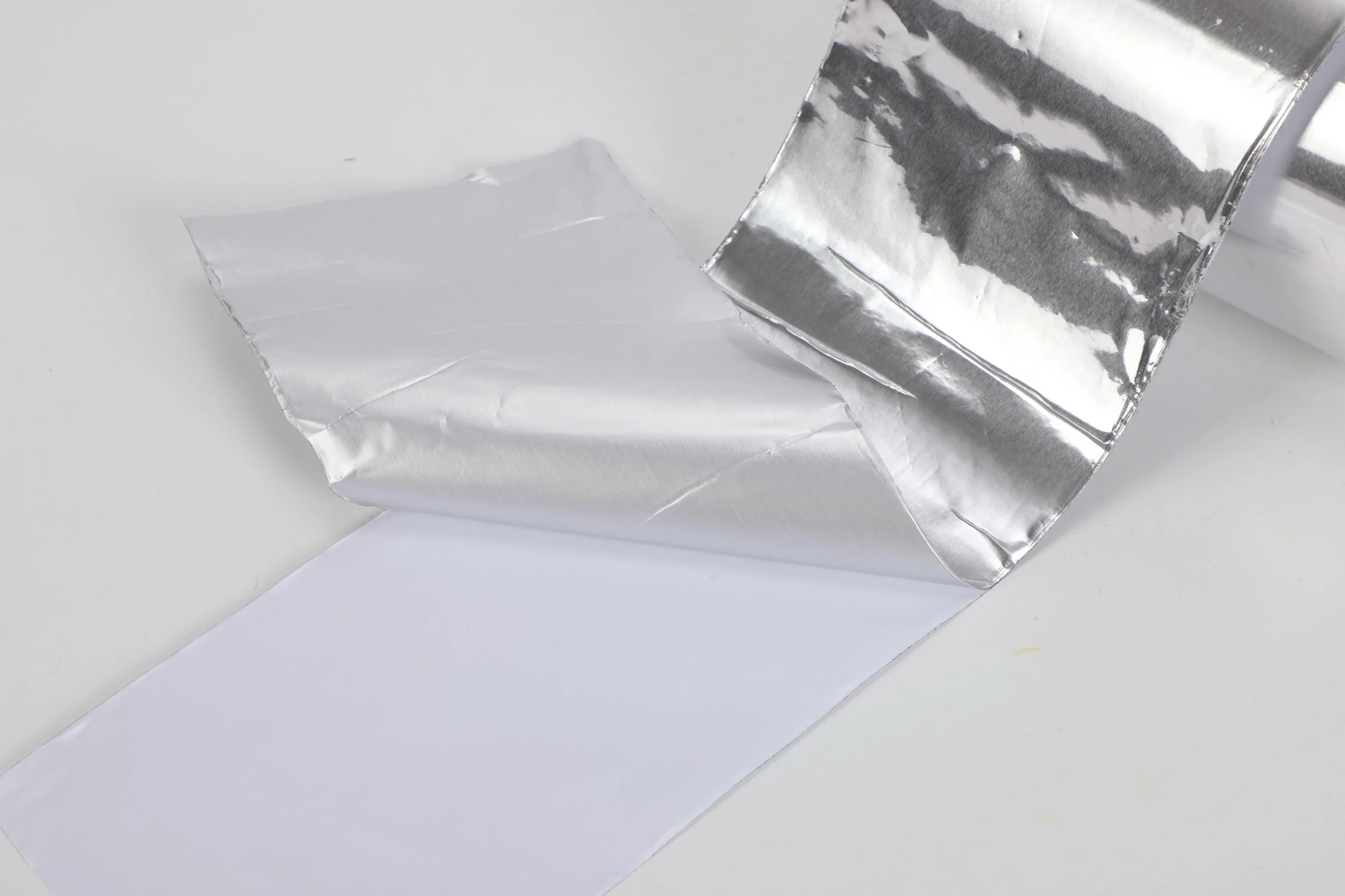 HVAC Acrylic Refrigerator Non-Leakage 26u Silver Aluminum Foil Without Paper Liner Tape