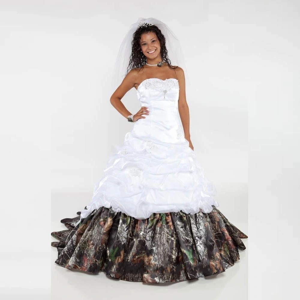 Vestido Quinceanera coloridos vestido de Esferas Custom-Made Camouflage vestidos de casamento W926