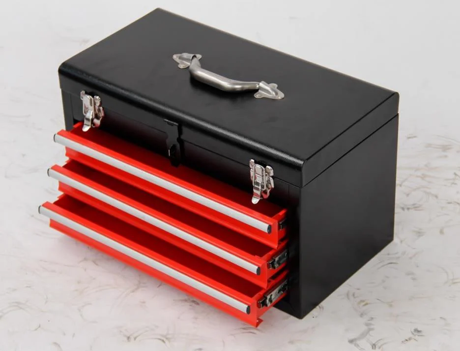 Hand Carry 3 Drawer Tool Box Kit Set