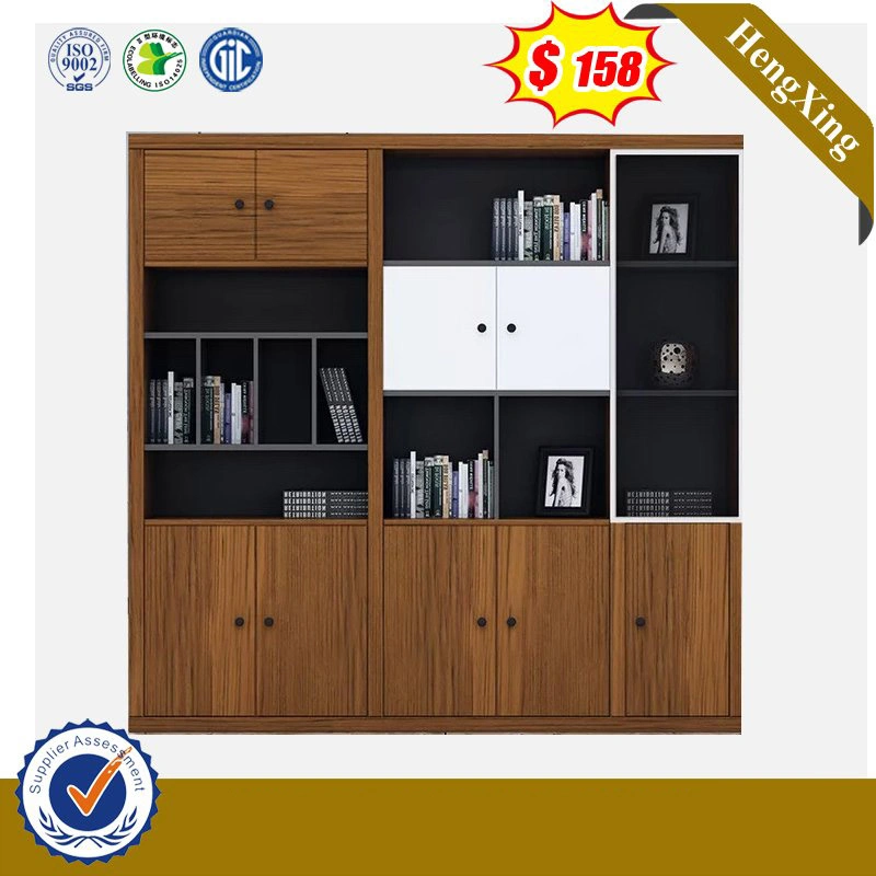 Melamine Laminated 6 Doors Wooden Office Filing Cabinet Bookshelf