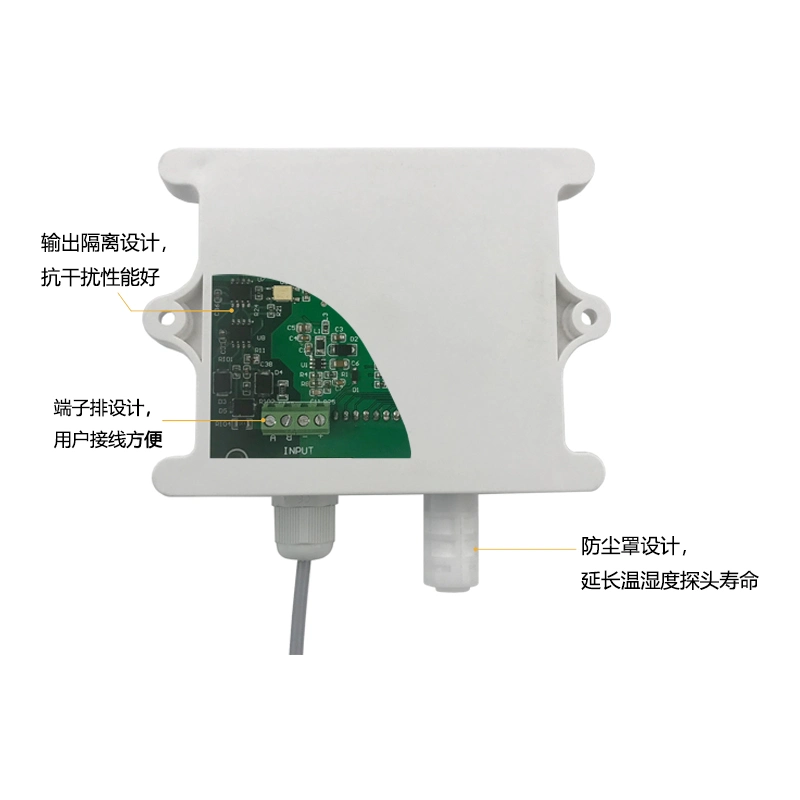 Digital de gran tamaño del sensor de humedad y temperatura para talleres