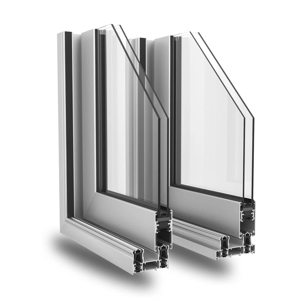 Aluminium 6063t5 Glass Window Aluminum Extrusion Profiles for Sliding Doors